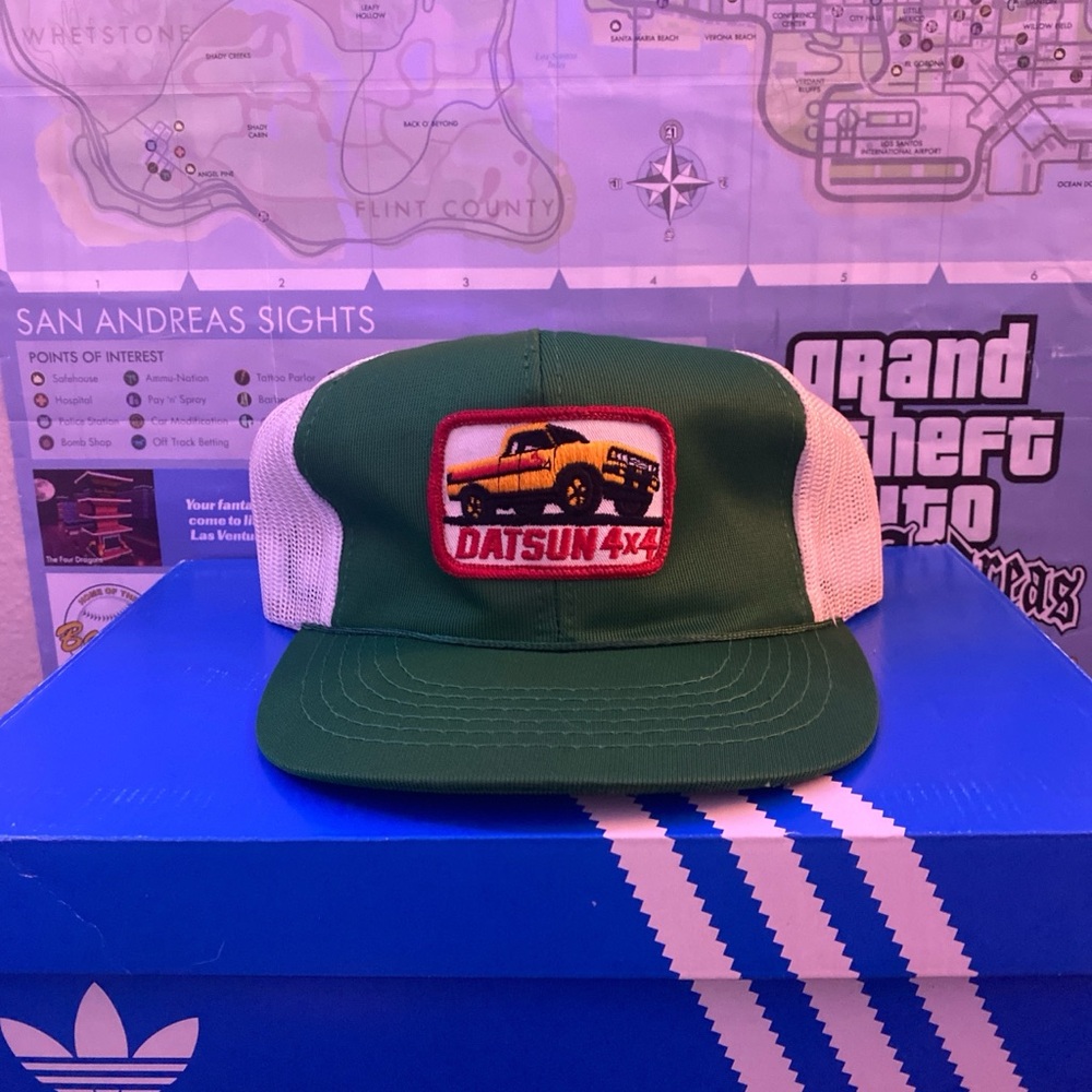 Vintage datsun trucker hat (1980s)